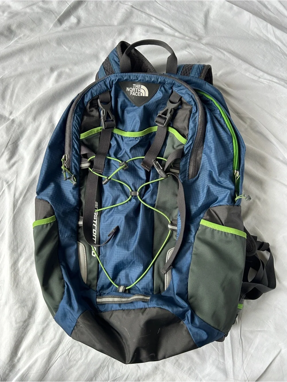 The North Face Blue & Green Men's Outdoor Backpack
